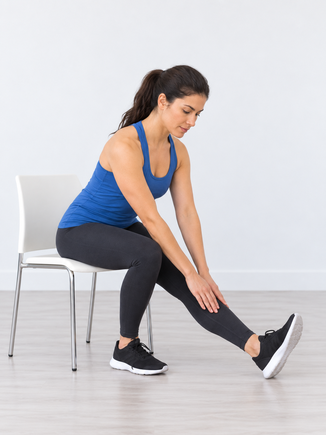 Seated hamstring stretch