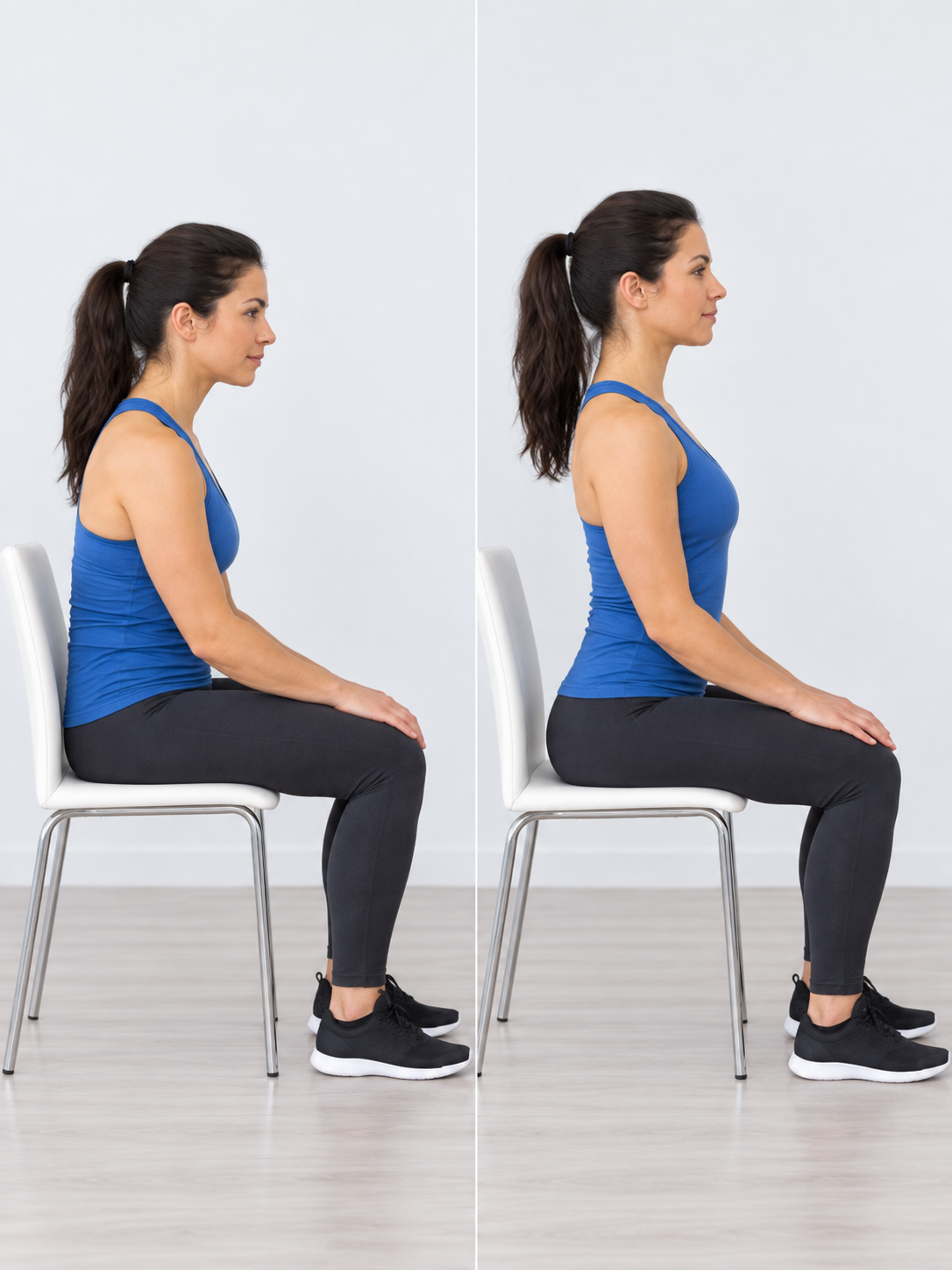 Seated pelvic rocking
